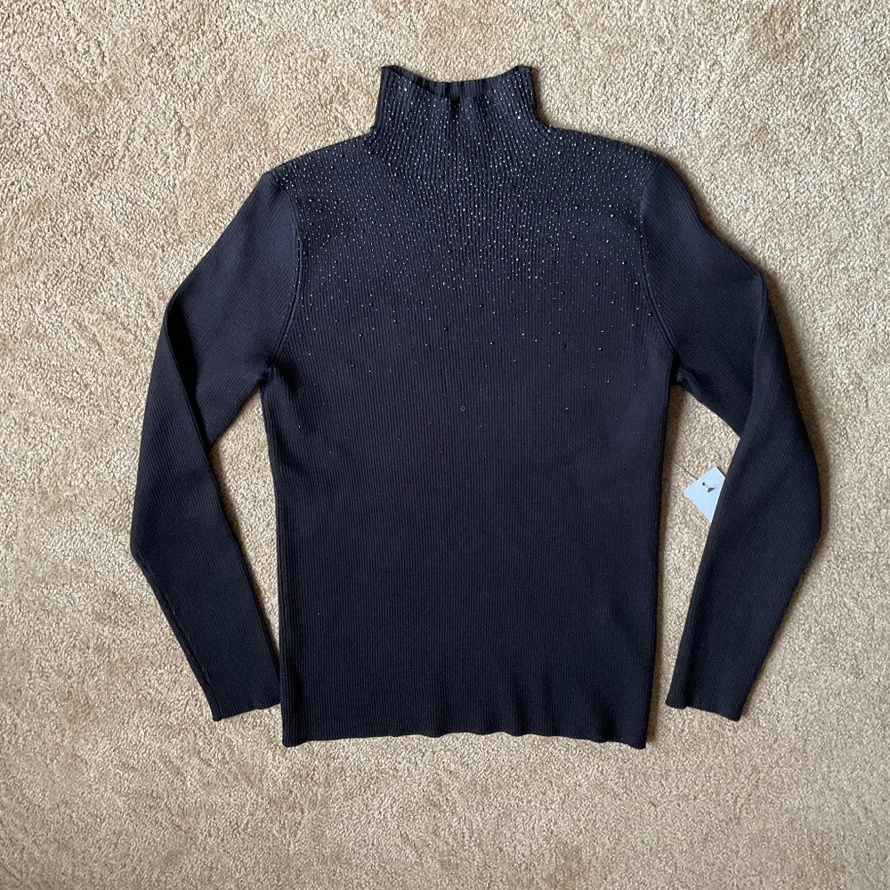Calvin Klein new studded highneck sweater
